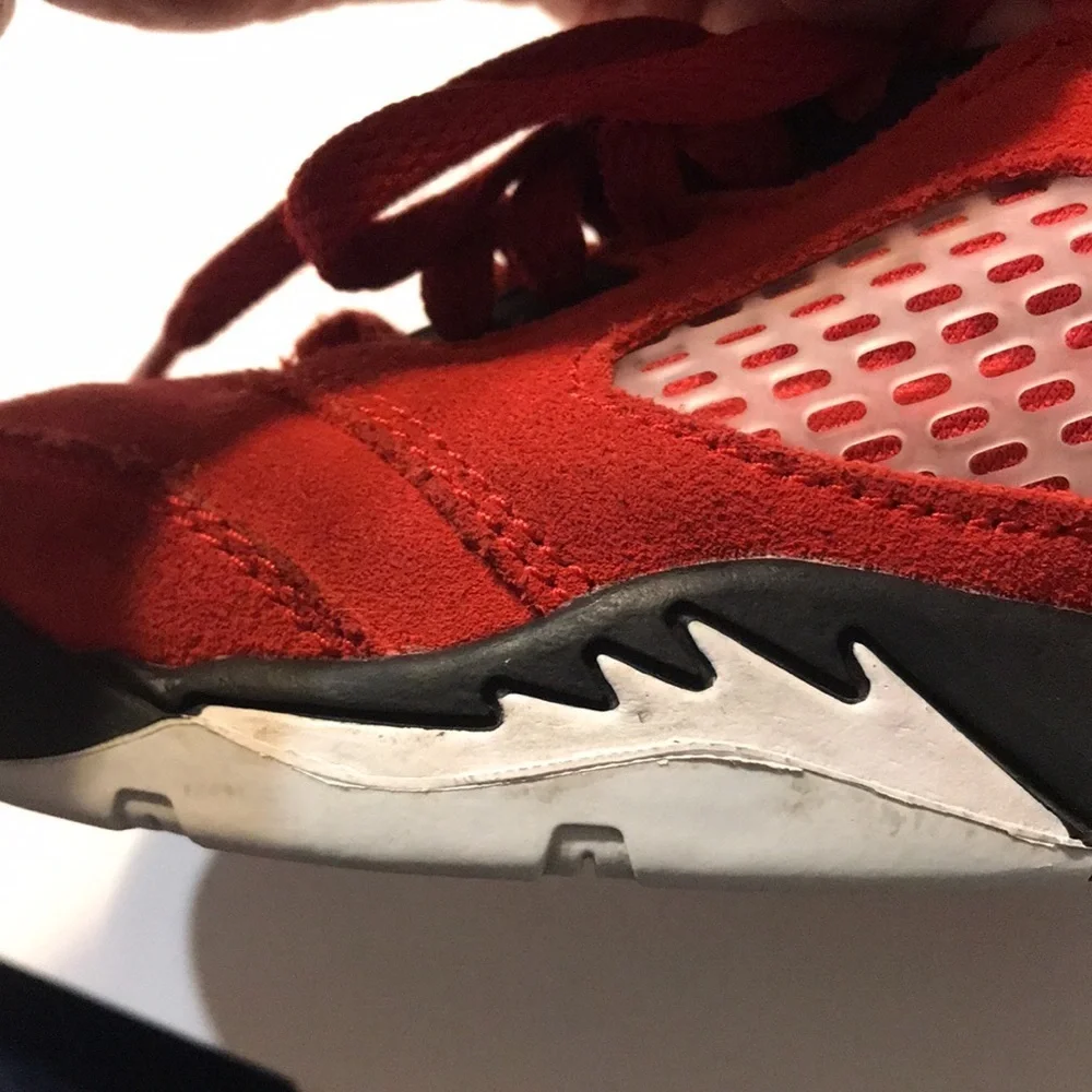 Boy’s Jordan 5 Retro Suede Sneakers